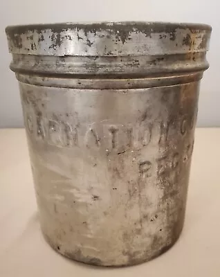 Vintage Carnation Metal Ice Cream Container With Lid Oakland CA RARE • $77.50