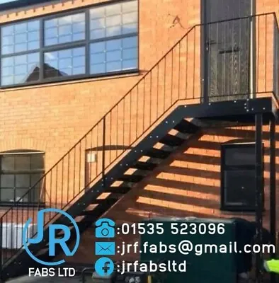 £1 • Buy Steel Staircase External Metal Staircase Flat Pack Staircase Fire Escape
