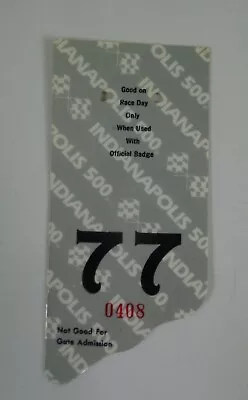 1994 Indianapolis 500 Pit Badge Back-Up Card #77 • $14.99