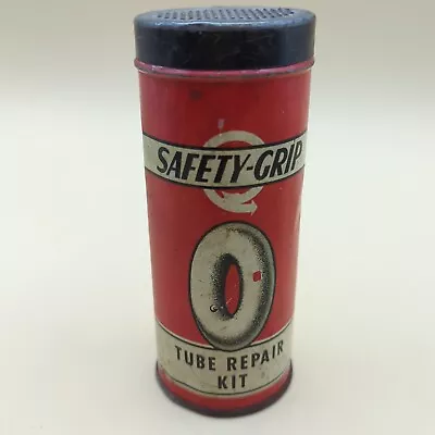 Vintage Western Auto SAFETY-GRIP Tube Repair Kit Tin Can COMPLETE • $18.95