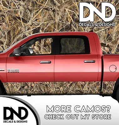 Camo Tallgrass Duck Panel Decal Wrap Kit Grassy Truck 5 Panels Matte - 21 FT • $74.99