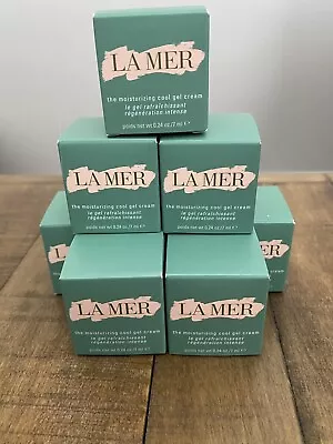 La Mer The Moisturizing Cool Gel Cream 0.24oz Lot Of 8 - NEW IN BOXES • $125