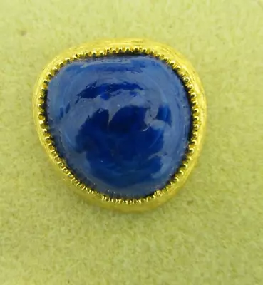 Vintage Les Bernard Inc. Brooch With Blue Stone • $39.99