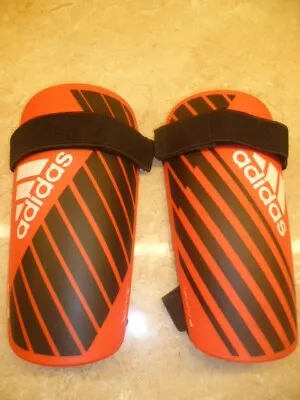 £8.50 • Buy Adidas Red Black X Pro Hard Shell 10/18 Medium Large Adult Sports Shin Pads
