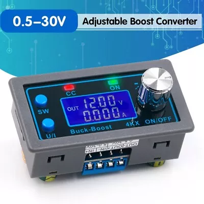 CV Power Module DC DC Adjustable Variable Voltage CNC Buck-boost Power Supply • £10.74