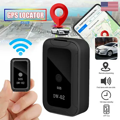 DW-02 Magnetic Mini GPS Real Time Car Locator Tracker GSM Vehicle Track Device • $17.99