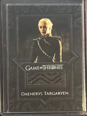 Game Of Thrones Inflexions Costume Relic Card VR7 Daenerys Targaryen Coat - A • $120