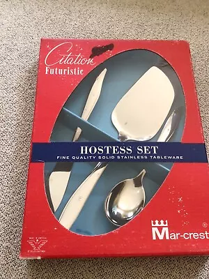 VTG Mar-crest Citation Futuristic  NOS Hostess Set “Atomic Starburst” In Box • $19.99