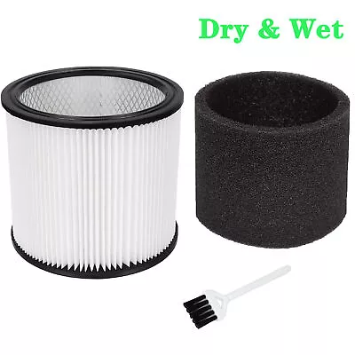 $16.52 • Buy 90304 Filter Cartridge & 90585 Foam Filter Fit Shop-Vac 5 Gallon Wet & Dry Vacs