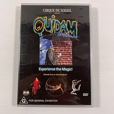 Quidam - Cirque Du Soliel (DVD 1999) Live In Amsterdam Region 4 • $5.75