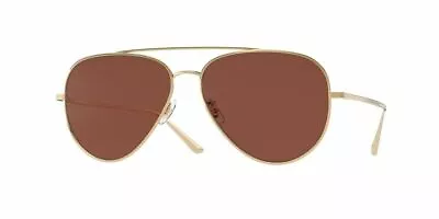 NEW OLIVER PEOPLES CASSE OV1277ST 5292C5 Gold/Burgundy Sunglasses 61mm • $162.61