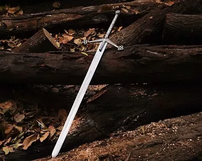 Hand Forged Scottish Claymore Sword J2 Steel Claymore Black Master Sword • $149