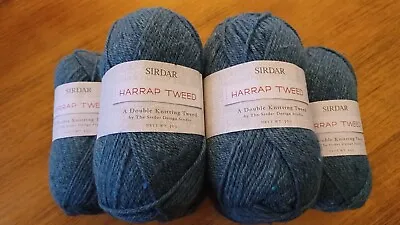 £8 • Buy Sirdar Harrap Tweed Double Knit 6 X 50gm Balls Shade 0104 Green/blue