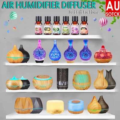 $17.05 • Buy Aroma Aromatherapy Diffuser LED Oil Essential Ultrasonic Air Humidifier Purifier