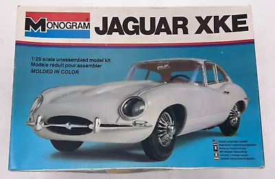 (H) Monogram 1/25 Jaguar XKE Kit 2243 Kit Box • $12.99