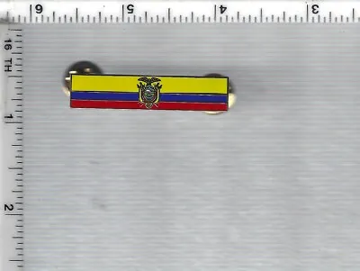 Sheriff Department -Ecuador Flag Citation Bar (nail & Clutch Back) • $12.95