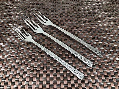 £7.50 • Buy 3x Viners Of Sheffield 18/8 Stainless Steel Studio Bark Dinner Fork