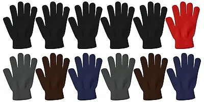 Winter Magic Knit GlovesBulk Pack Wholesale Warm Knit Unisex Men Women One Size • $38.99