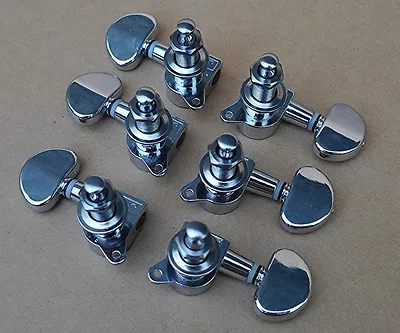 6 Ibanez Tuning Keys Die Cast Chrome Grover Style Button 3 + 3 # 5amh35b • $19.99