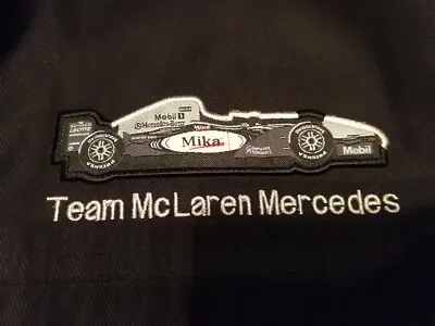 Rare Vintage 90's McLaren Mika Häkkinen Jacket Team McLaren Mercedes L Black • $199