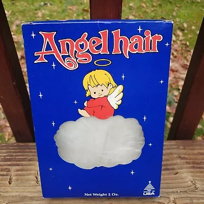 Vintage Angel Hair Spun Glass Union Wadding CO - Made In USA 2oz Box • $45