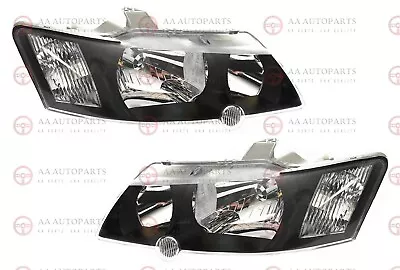 Black Headlights For Holden Commodore VY SS SV8 Pair Headlight Sedan Wagon Ute • $229