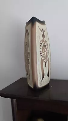 Tribal Design Vase 22cm African Native American  • £13.25