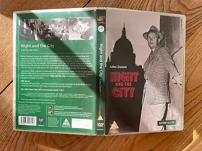 Night And The City - Jules Dassin - Richard Widmark - B.f.i. - Reg 2 B & W Dvd • £4.20