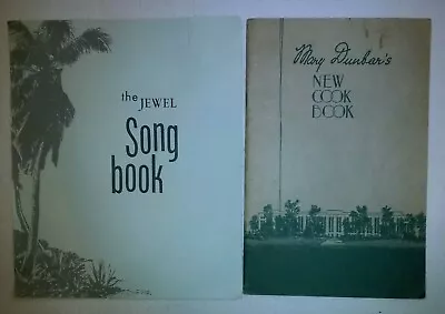 Mary Dunbar's NEW COOKBOOK 1933 & The Jewel SONG BOOK • $20