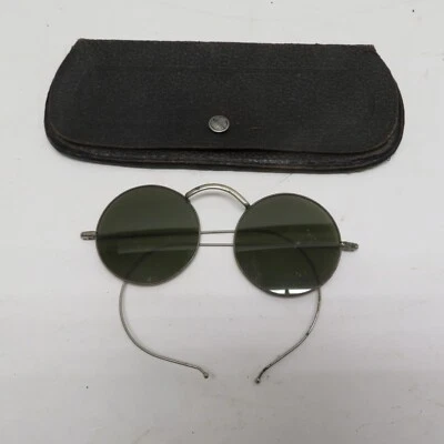 $22.99 • Buy Vintage WILLSON  1920-40's ROUND  SUN Glasses   STEAMPUNK!!