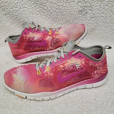 $24.99 • Buy Nike Free 5.0 Tr Fit 4 Womens Size 9 1/2 Pink Running Shoe 629832-100