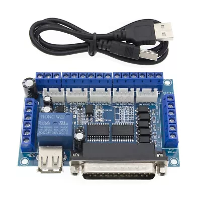 1pcs 5 Axis CNC Breakout Board For Stepper Driver Controller Mach3 • $5.27