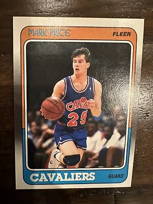 1988-89 Fleer - #25 Mark Price (RC) Cavaliers Near Mint (NM-MT) Sharp Corners • $2.79