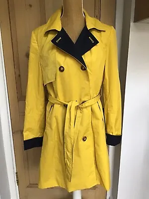 Yumi Size 14 Yellow/ Mustard Coat Jacket Mac  • $12.62