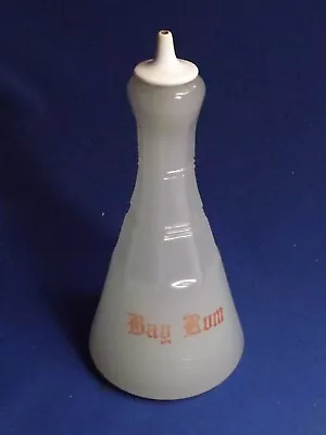 Antique Barber Shop  Bay Rum  Clambroth 7 Tall Bottle W/ Stopper Signed E.W. INC • $25