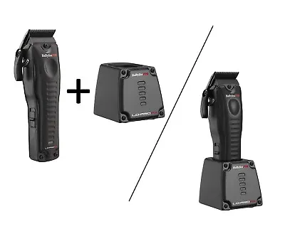 BaByliss PRO FX825 LO-PRO FX Professional Black Hair Clippers +Base Charge Stand • $205.69