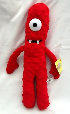 GabbaCaDabra Yo Gabba Gabba Muno Red 15  Plush Cuddle Pillow Plastic Eye-New! • $29.99