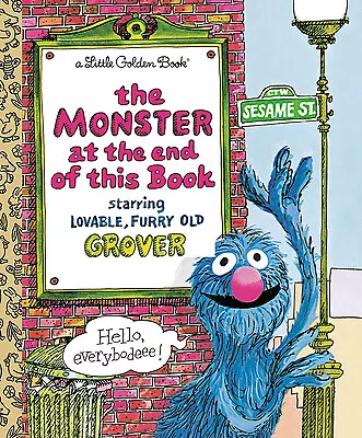 The Monster At The End Of This Book (Sesame Street) (Little Golden Book) By Jon • $3.79