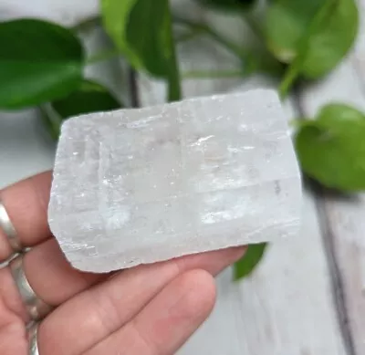 2.6   Calcite Rhombic Crystal Stone A1 Reiki Charged 3.7oz • £11.79