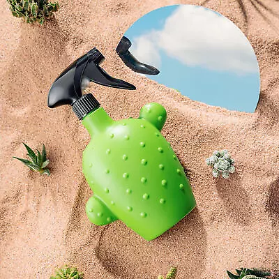 Cactus Watering Can Green Thickened Leakproof Hand Pressed Spray Bottle 0.6L-1L • $22.47