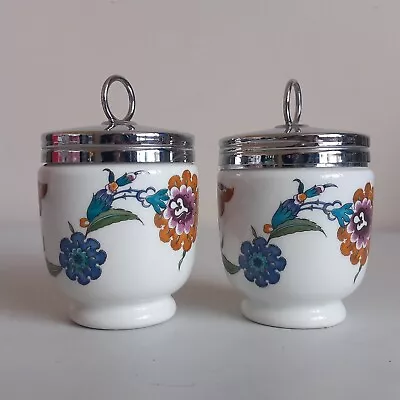 Pair Of Royal Worcester Double King Size Egg Coddler Palmyra • £35