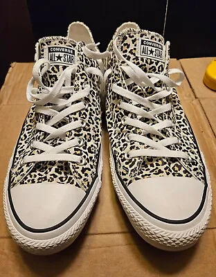 Mens 16 Converse Low Top Cheetah Leopard Animal Print Shoes 166260F • $49.50