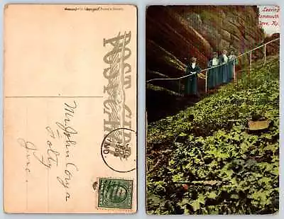 Mammoth Cave Kentucky LEAVING MAMMOTH CAVE Postcard M58 • $4.99