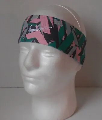 Nike Fury Headband Printed Men Bleached Coral/Stadium Green/White • $14.36