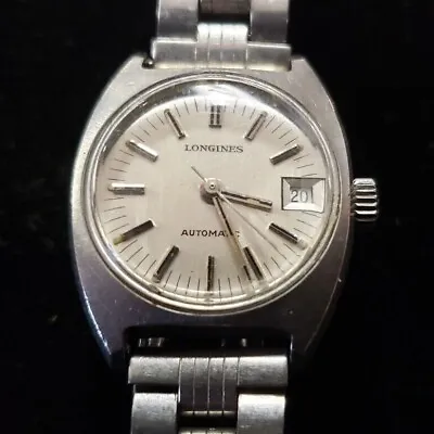 1969 Vintage Longines Automatic Woman's Watch Stainless Steel 31600955  • $320