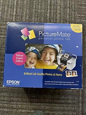 Epson PictureMate Personal Photo Lab Printer Deluxe Viewer Edition & Print Pack • $79.95