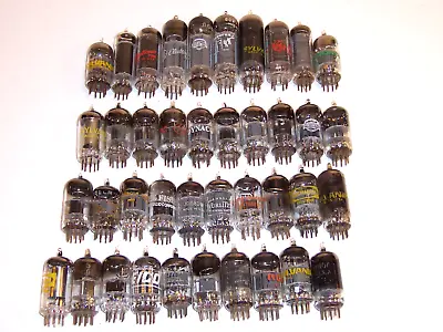 Large Lot 40 - NOS WURLITZER 12AX7 Perf. Balance MULLARD 6AQ8 ABB-6DJ8 -89 • $59.95