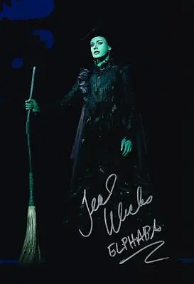 Teal Wicks SIGNED Wicked Elphaba 12x18 Photo COA • $124