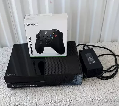 Microsoft Xbox One Console Black Not-Tested Model 1540 Controller (Unknown GB) • $39.98