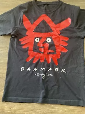 Bo Bendixen Viking Red Head Denmark Artist T-Shirt Black Mens Small Graphic • $17.94